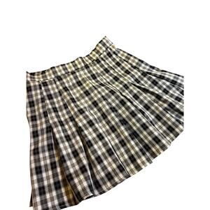 Better Be Women’s Plaid Pleated Skirt Size Small